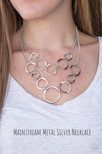 Load image into Gallery viewer, Mainstream Metal Silver Necklace