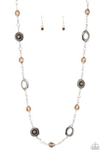 Load image into Gallery viewer, Glammed Up Goals Brown Necklace