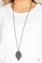 Load image into Gallery viewer, Natural Re-Leaf Black Necklace