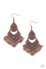 Load image into Gallery viewer, Music to My Ears Copper Earrings