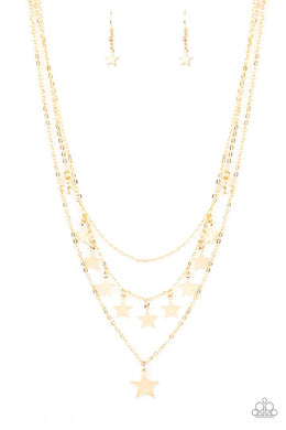 Americana Girl Gold Necklace