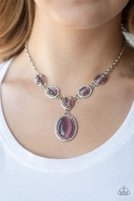 Load image into Gallery viewer, Metro Medallion Purple Necklace