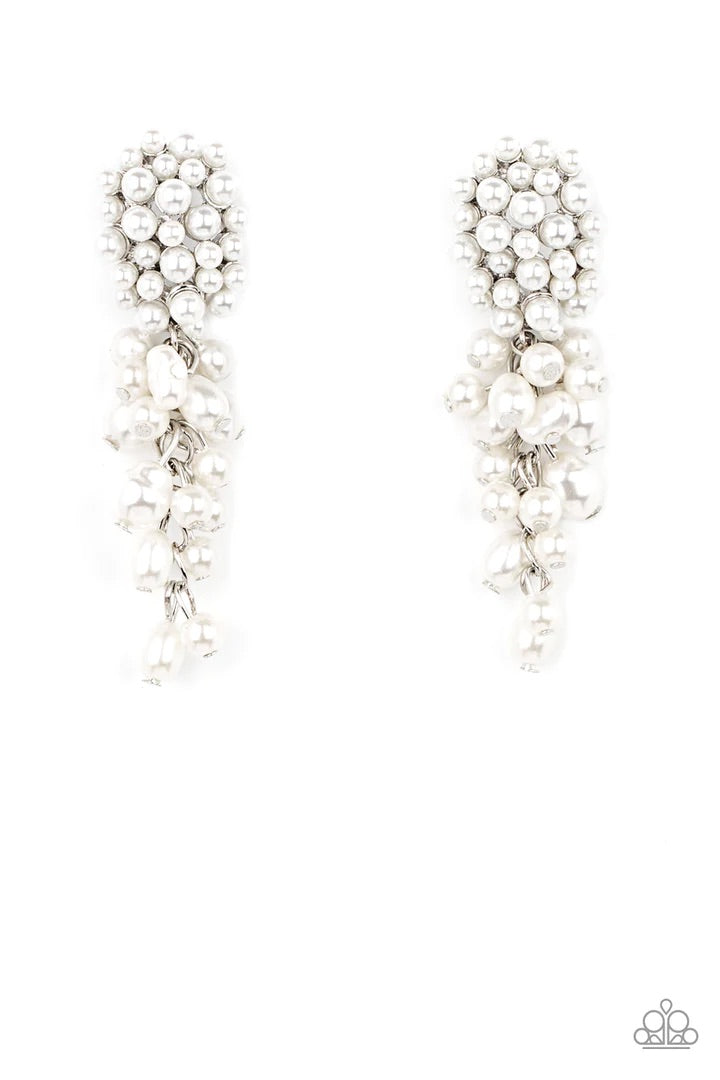 Fabulously Flattering White Post Earrings