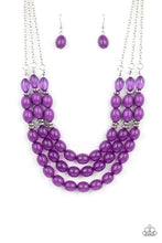 Load image into Gallery viewer, Coastal Cruise Purple Necklace