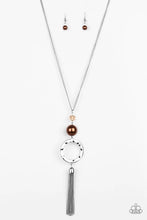 Load image into Gallery viewer, Bold Balancing Act Brown Necklace