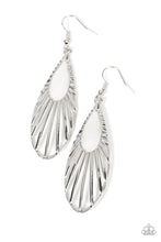 Load image into Gallery viewer, Wing a Ding Ding White Earrings