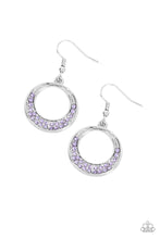 Load image into Gallery viewer, Socialite Luster Purple Earrings