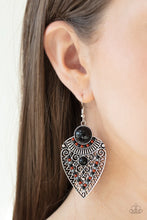 Load image into Gallery viewer, Tribal Territory Black Earrings