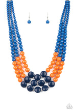 Load image into Gallery viewer, Beach Bauble Blue Necklace