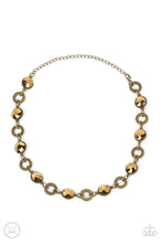 Load image into Gallery viewer, Rhinestone Rollout Brass Chocker