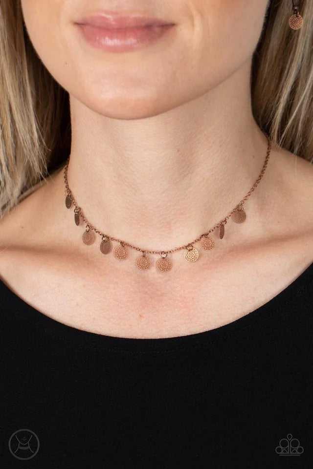 Oh My Chime Copper Choker