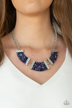 Load image into Gallery viewer, Haute Blooded Purple Acrylic Necklace