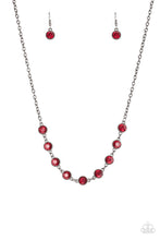 Load image into Gallery viewer, Starlit Socials Red Necklace