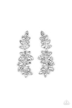 Load image into Gallery viewer, Frond Fairytale White Post Earrings