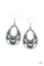 Load image into Gallery viewer, Malibu Macrame Green Earrings