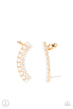 Load image into Gallery viewer, Double Down on Dazzle Gold Ear Crawlers