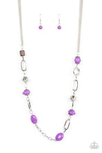 Load image into Gallery viewer, Barefoot Bohemian Purple Necklace