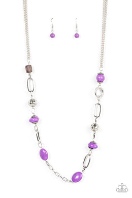 Barefoot Bohemian Purple Necklace