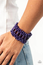 Load image into Gallery viewer, Fiji Flavor Purple Wood Bracelet