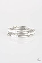 Load image into Gallery viewer, Tourist Trap White Coil Bracelet