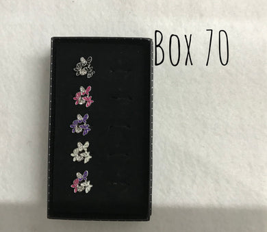 Starlet Shimmer Triple Blingy Butterflies Box 70