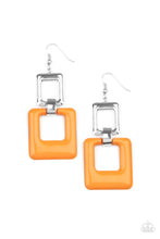 Load image into Gallery viewer, Twice as Nice Orange Earrings