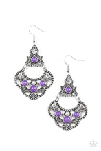 Load image into Gallery viewer, Garden State Glow Purple Earrings