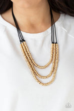 Load image into Gallery viewer, Ring to Reason Gold Necklace