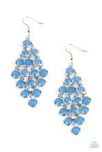 Load image into Gallery viewer, With All Dew Respect Blue Earrings