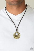 Load image into Gallery viewer, Desert Spiral Brass Urban Necklace
