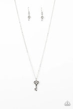 Load image into Gallery viewer, Lock Up Your Valuables White Necklace