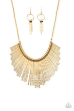 Load image into Gallery viewer, Metallic Mane Gold Necklace
