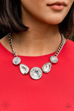 Load image into Gallery viewer, All the World’s My Stage White Necklace
