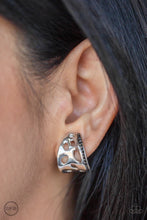 Load image into Gallery viewer, Blissed Out Black Clip On Earrings