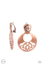 Load image into Gallery viewer, Industrial Eden Copper Clip On Earrings