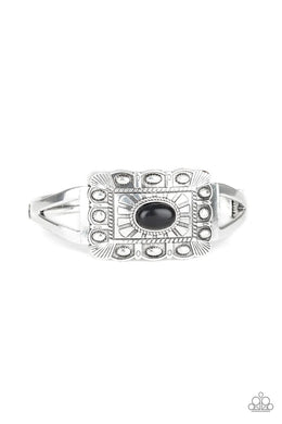 Big House On the Prairie Black Hinged Bracelet