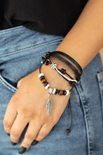 Load image into Gallery viewer, Mountain Bird Black Urban Bracelet