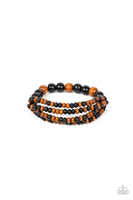 Load image into Gallery viewer, Oceania Oasis Black Wood Bracelet