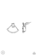 Load image into Gallery viewer, Delicate Arches White Jacket Earrings