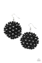 Load image into Gallery viewer, Summer Escapade Black Wood Earrings