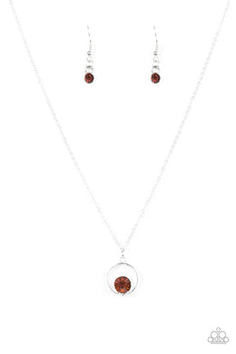 I’m A Great GLISTENER Brown Necklace