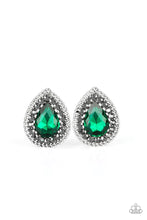 Load image into Gallery viewer, Debutante Debut Green Post Earrings