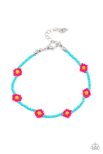 Load image into Gallery viewer, Camp Flower Patch Pink Seed Bead Bracelet