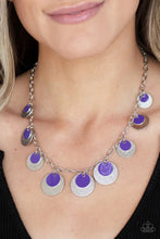 Load image into Gallery viewer, The Cosmos are Calling Purple Necklace