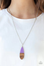 Load image into Gallery viewer, Going Overboard Purple Necklace