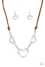 Load image into Gallery viewer, Fashionable Flirt Brown Necklace