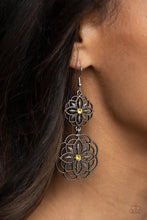 Load image into Gallery viewer, Mandala Mecca Yellow Earrings