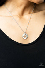 Load image into Gallery viewer, Think PAW-sitive Silver Necklace