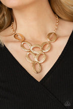 Load image into Gallery viewer, Oval the Limit Gold Necklace