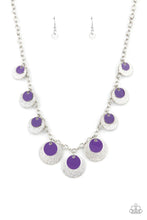 Load image into Gallery viewer, The Cosmos are Calling Purple Necklace